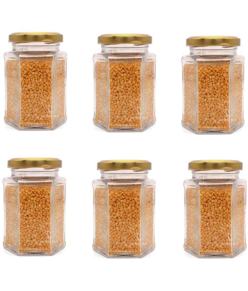     			AFAST Airtight Storage  Glass Food Container Set of 6 200 mL