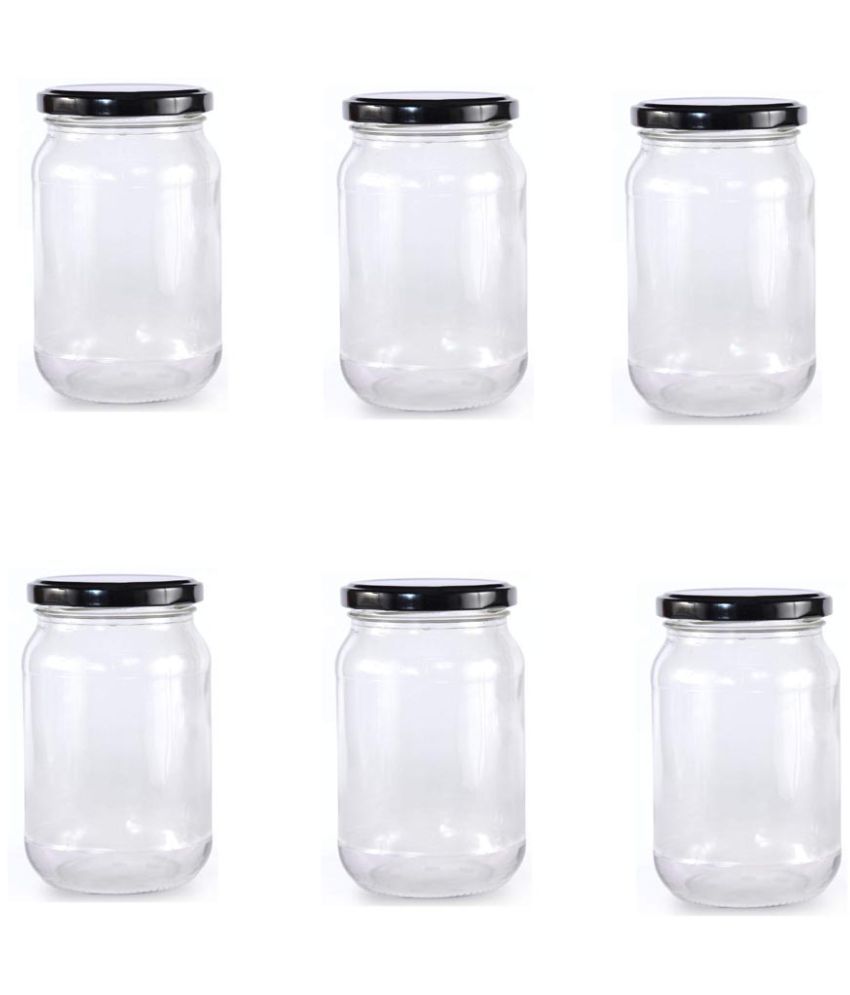     			AFAST Airtight Storage  Glass Food Container Set of 6 400 mL