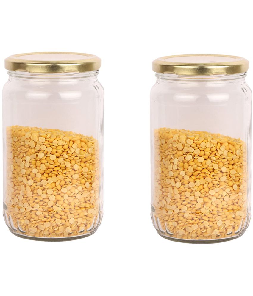     			AFAST Airtight Storage  Glass Food Container Set of 2 400 mL