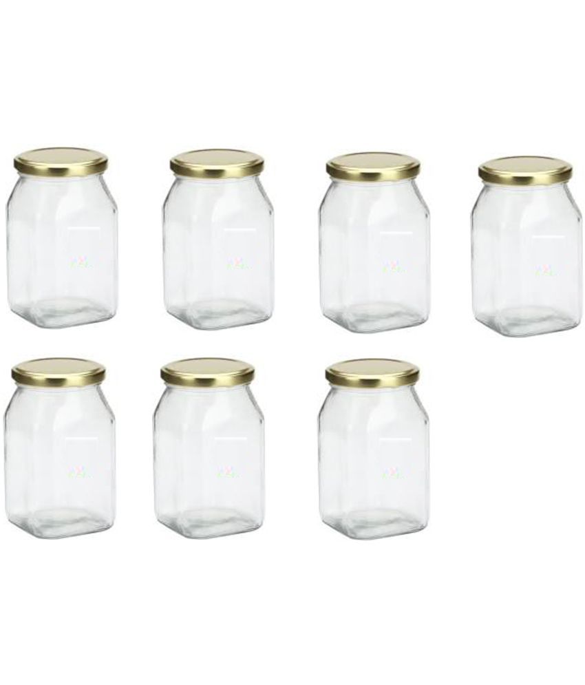     			AFAST Airtight Storage  Glass Food Container Set of 7 200 mL