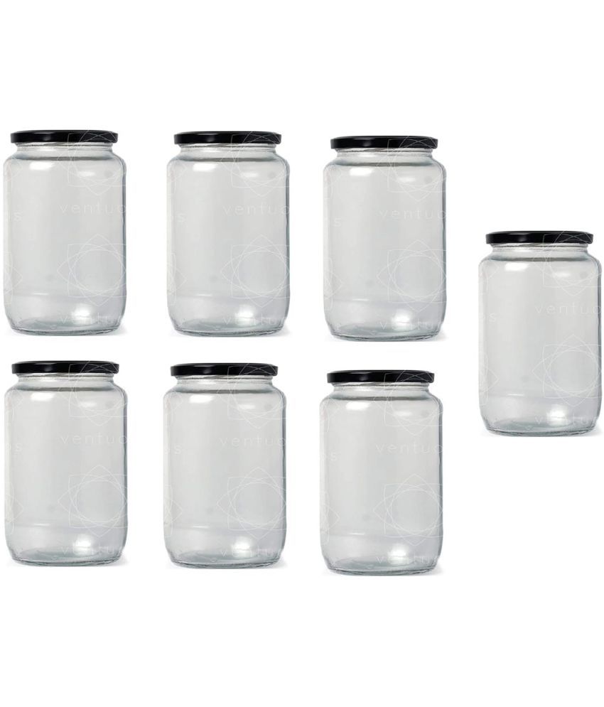     			AFAST Airtight Storage  Glass Food Container Set of 7 400 mL