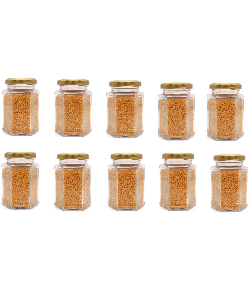     			AFAST Airtight Storage  Glass Food Container Set of 10 200 mL