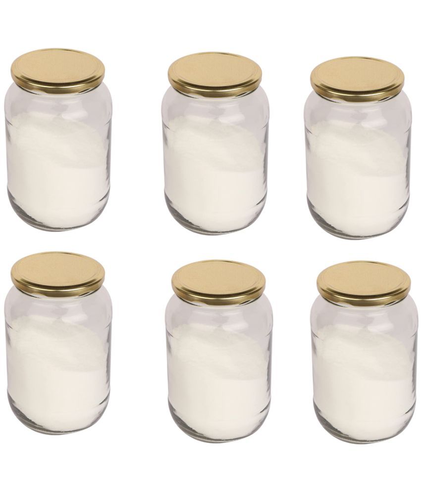     			AFAST Airtight Storage  Glass Food Container Set of 6 400 mL