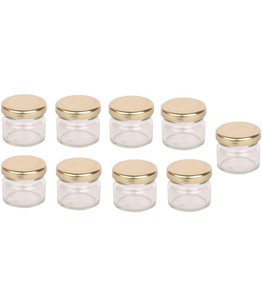     			AFAST Airtight Storage  Glass Food Container Set of 9 50 mL