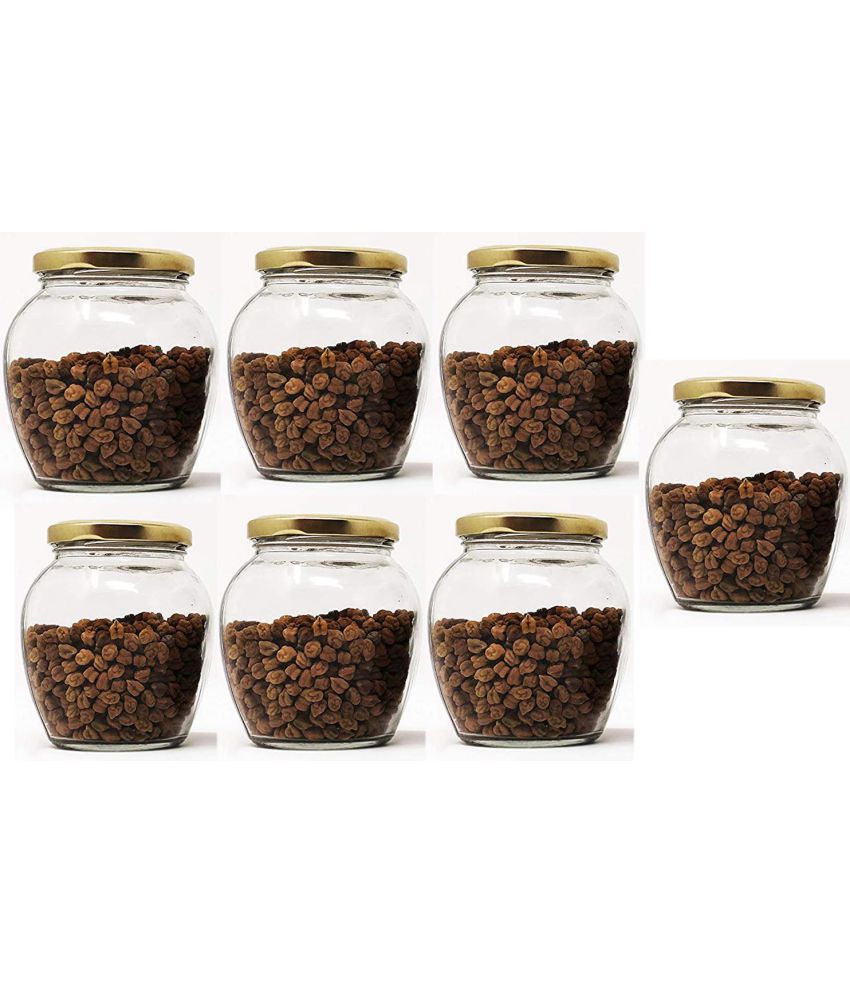     			AFAST Airtight Storage  Glass Food Container Set of 7 350 mL