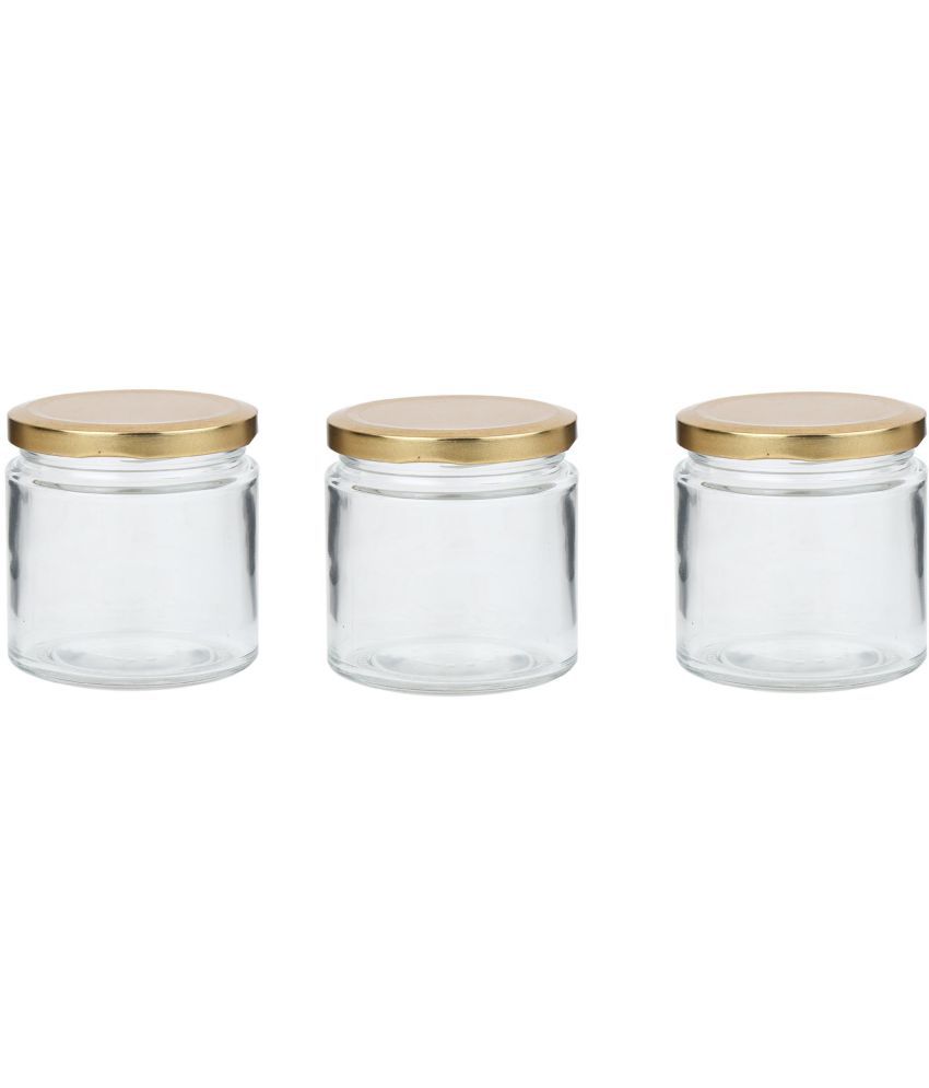     			AFAST Airtight Storage  Glass Food Container Set of 3 100 mL