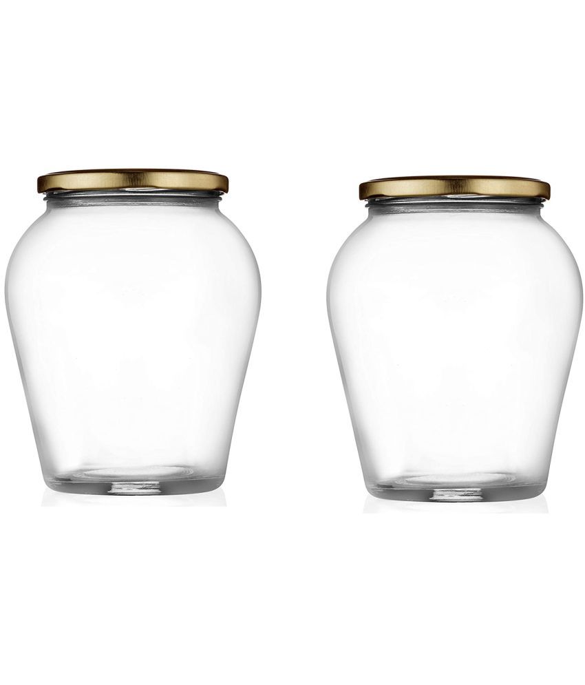     			AFAST Airtight Storage  Glass Food Container Set of 2 500 mL