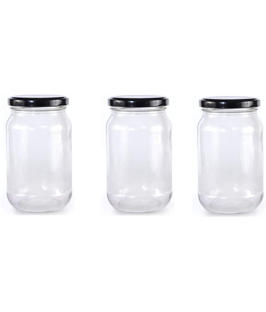     			AFAST Airtight Storage  Glass Food Container Set of 3 400 mL