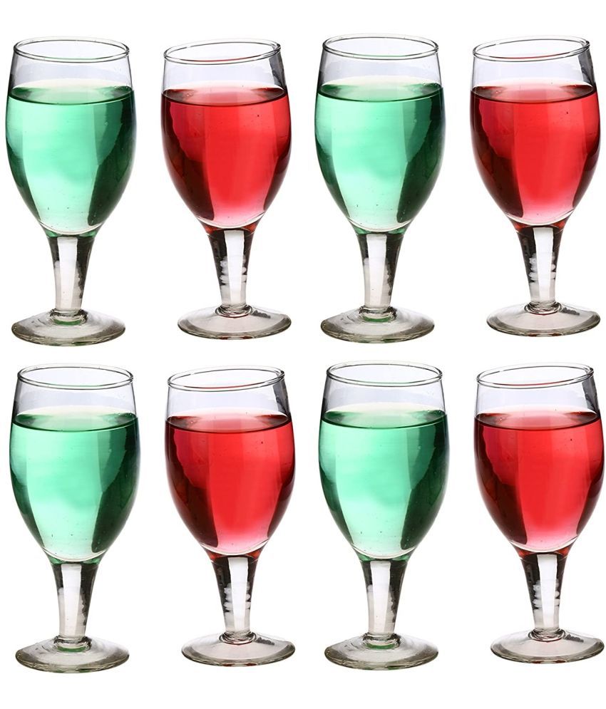     			Afast Wine  Glasses Set,  180 ML - (Pack Of 8)