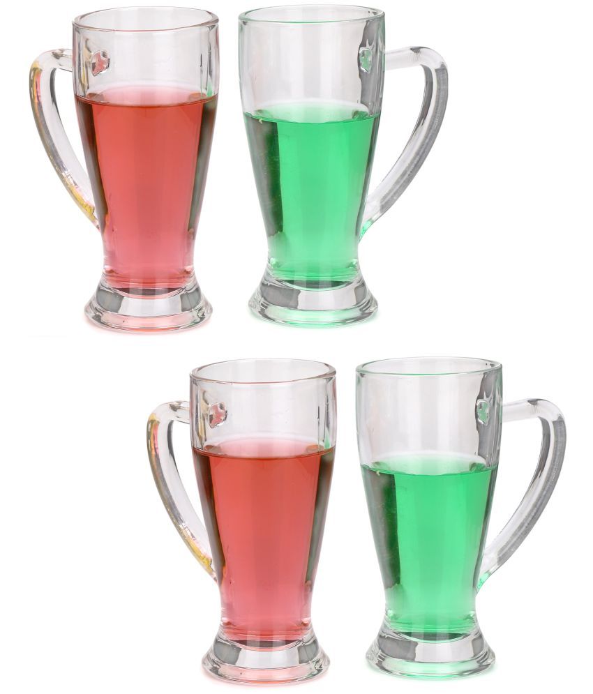     			Afast Beer Mug Glasses Set,  250 ML - (Pack Of 4)