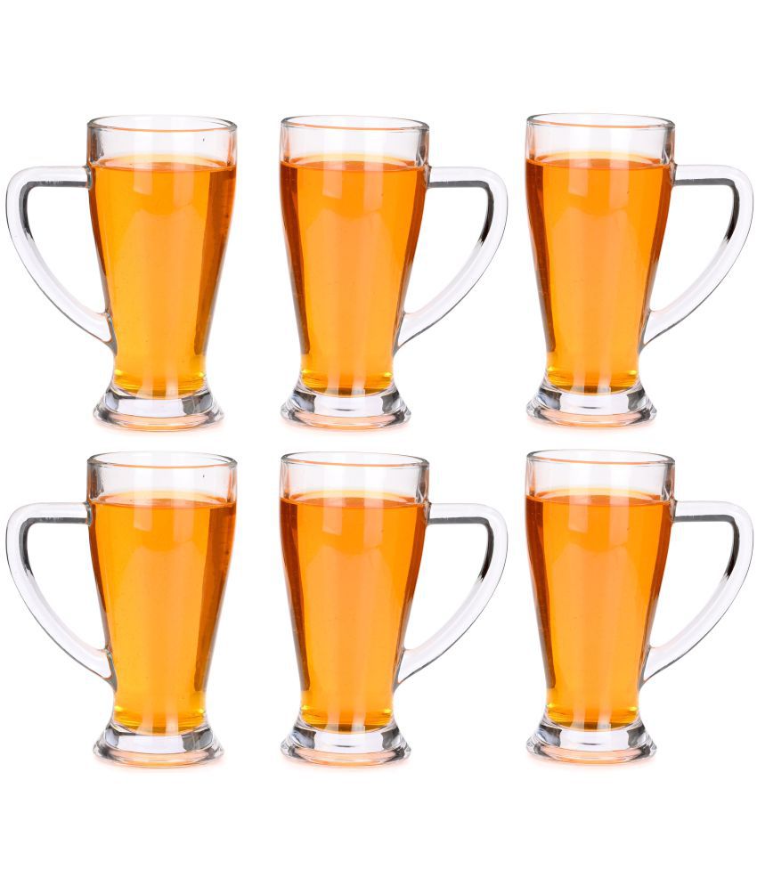     			Afast Beer Mug Glasses Set,  250 ML - (Pack Of 6)