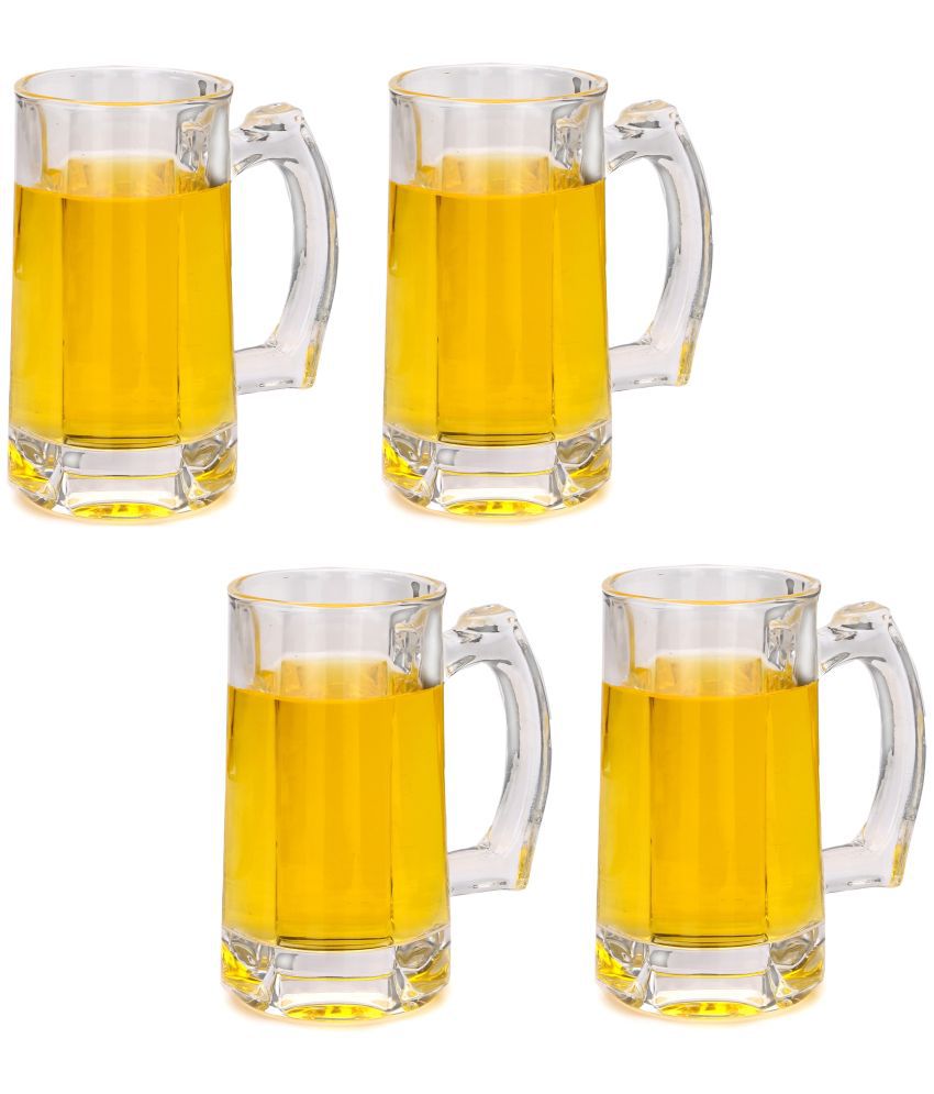     			Afast Beer Mug Glasses Set,  400 ML - (Pack Of 4)