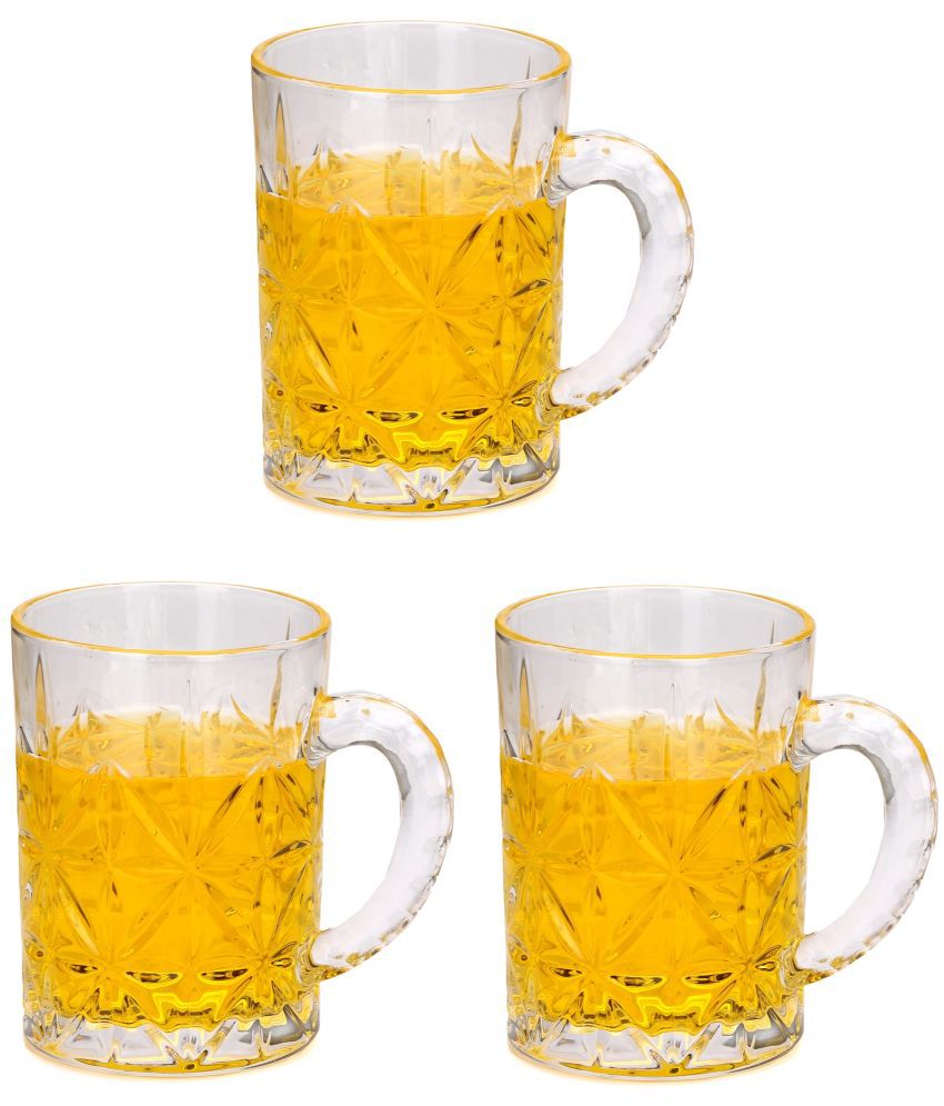     			Afast Beer Mug Glasses Set,  450 ML - (Pack Of 3)