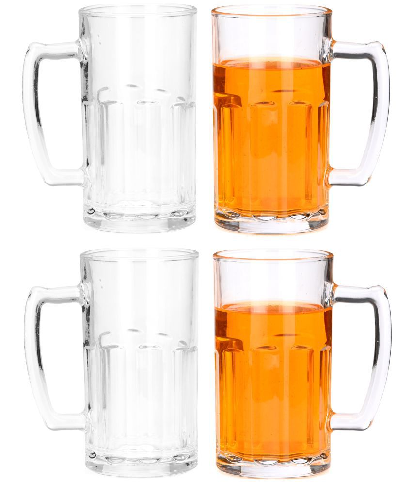     			Afast Beer Mug Glasses Set,  600 ML - (Pack Of 4)