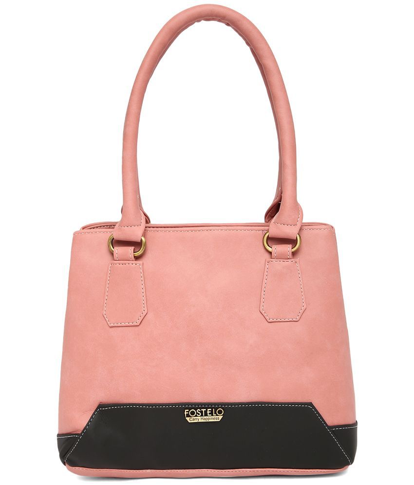     			Fostelo - Light Pink  PU Shoulder Bag