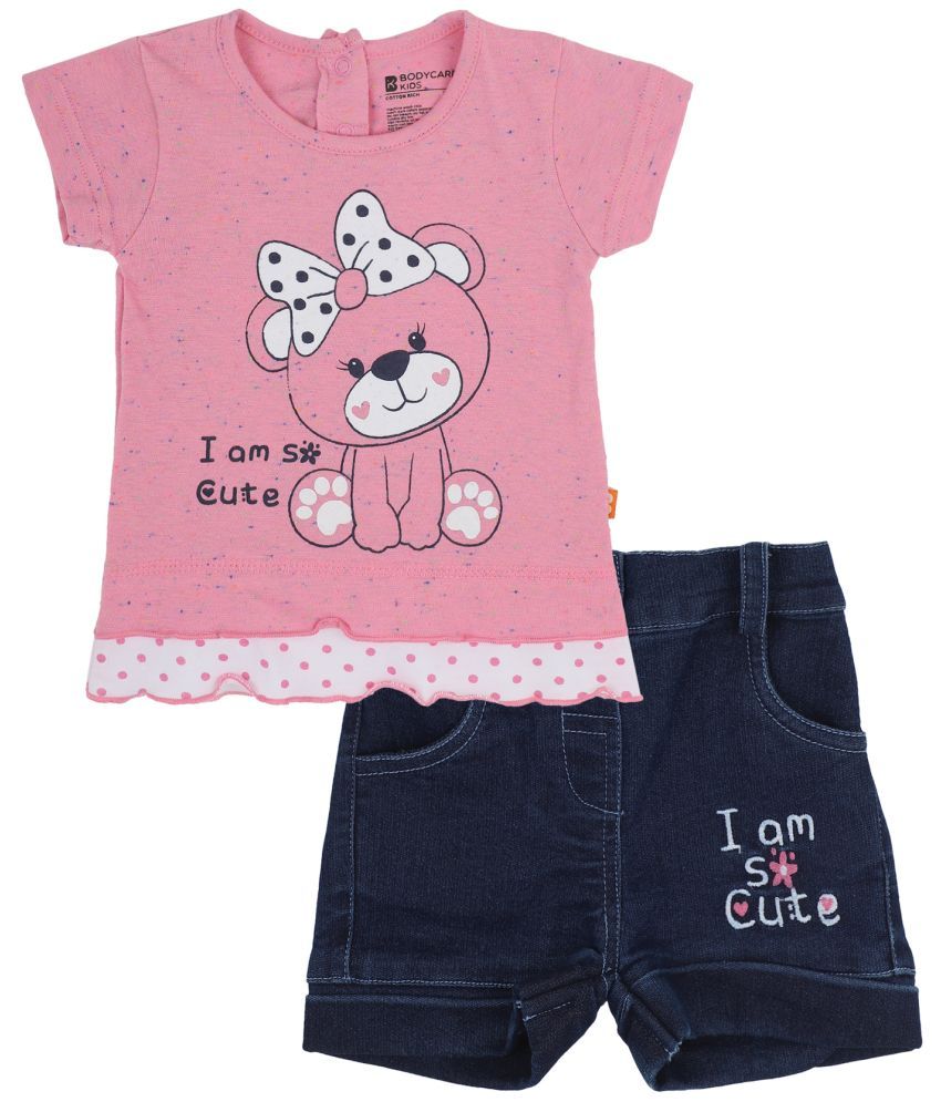     			GIRLS SETS ROUND NECK HALF SLEEVES PINK & BLUE