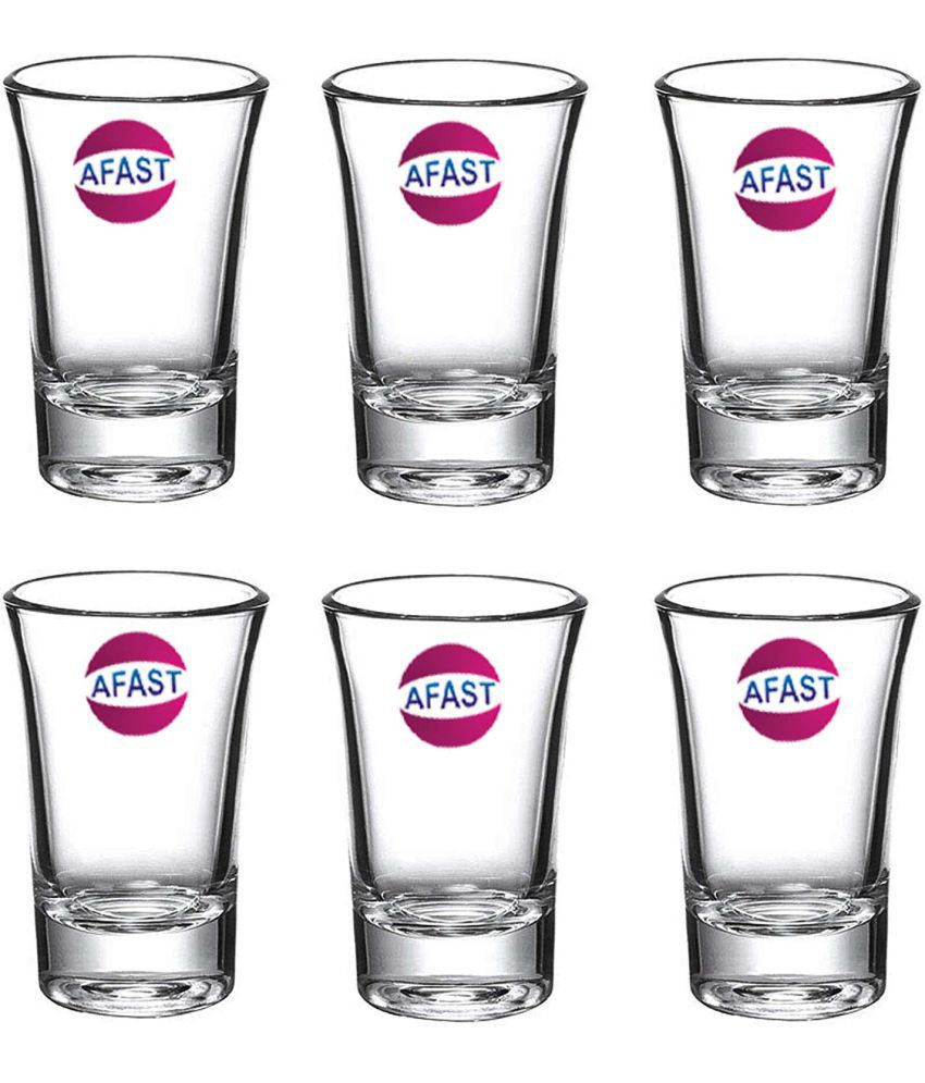     			Afast Shot  Glasses Set,  30 ML - (Pack Of 6)
