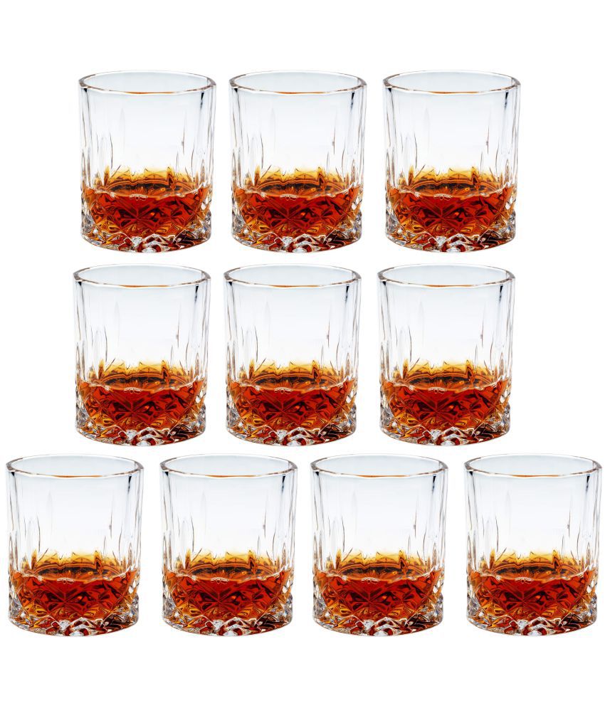     			Afast Whisky  Glasses Set,  200 ML - (Pack Of 10)