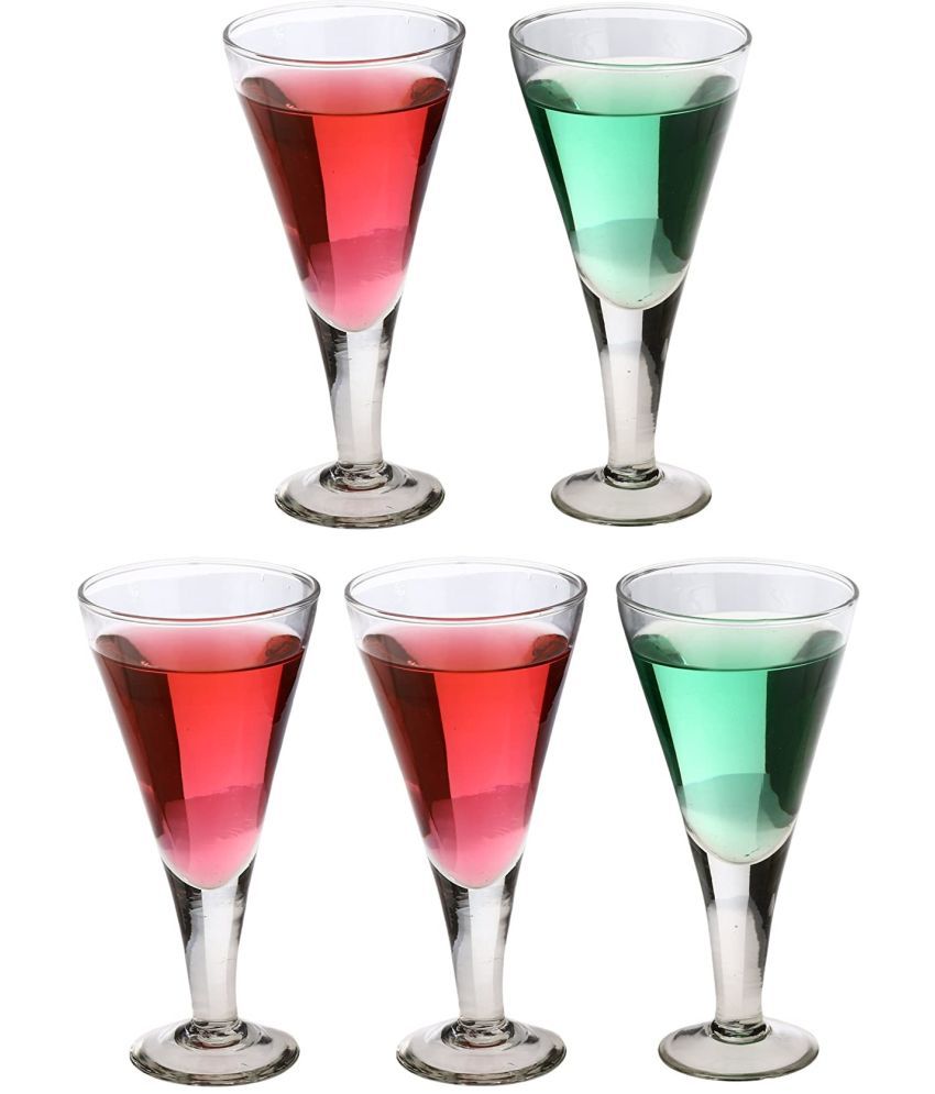     			Afast Wine  Glasses Set,  150 ML - (Pack Of 5)