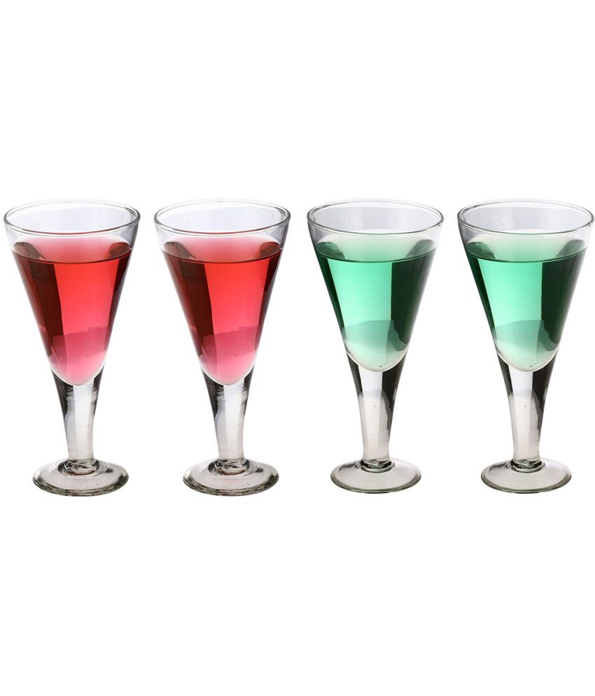     			Afast Wine  Glasses Set,  150 ML - (Pack Of 4)