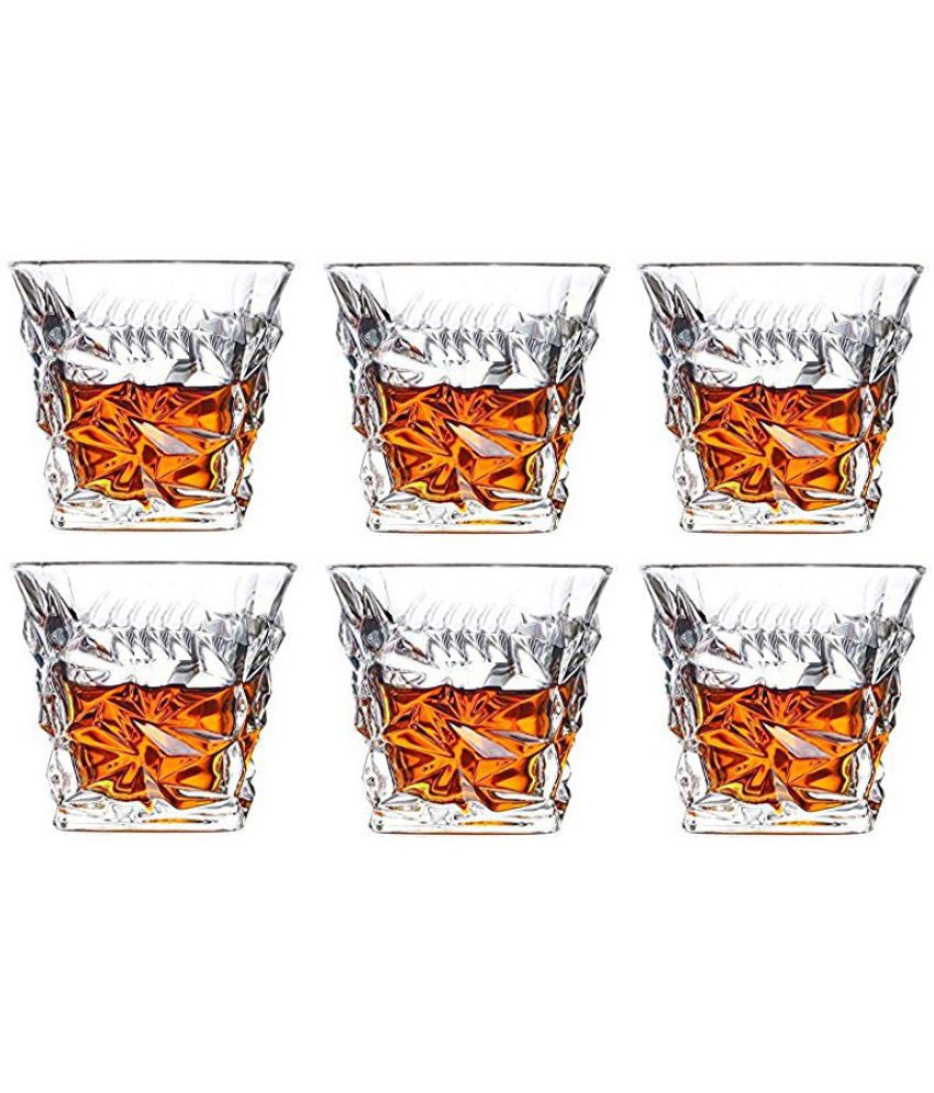    			Afast Whisky  Glasses Set,  250 ML - (Pack Of 6)