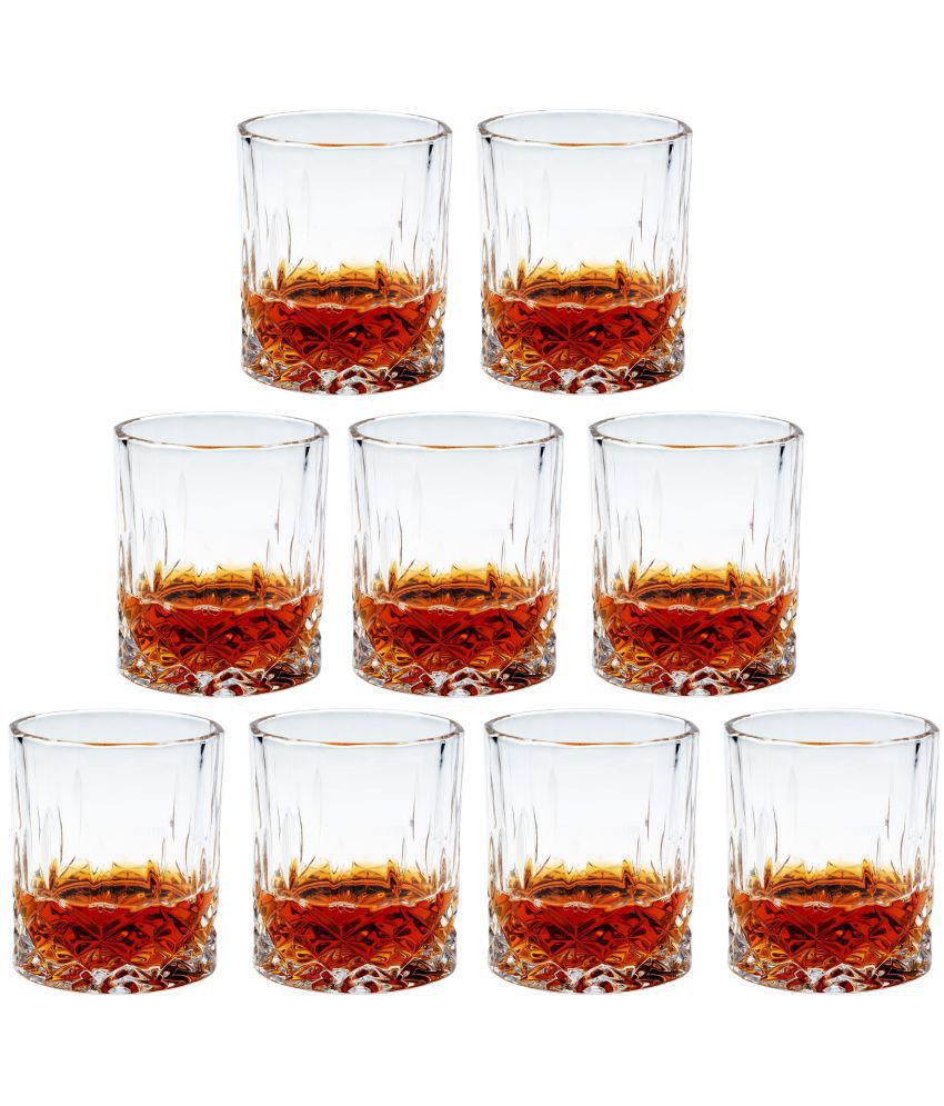     			Somil Whisky  Glasses Set,  200 ML - (Pack Of 9)