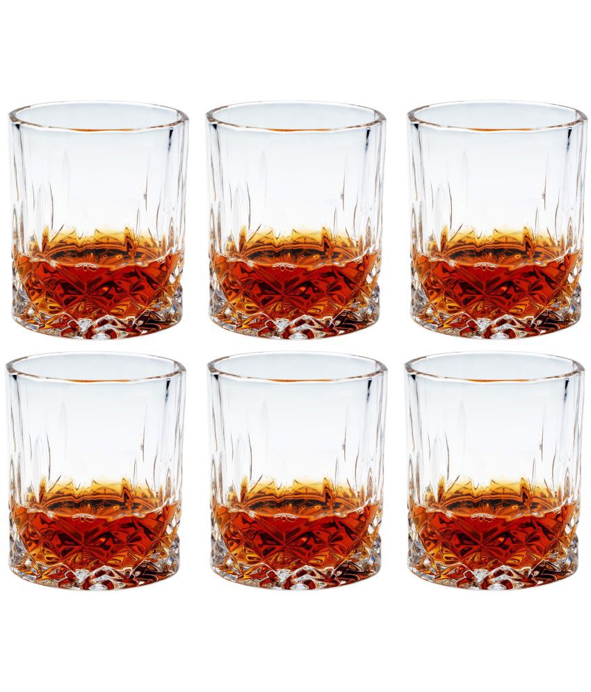     			Somil Whisky  Glasses Set,  200 ML - (Pack Of 6)