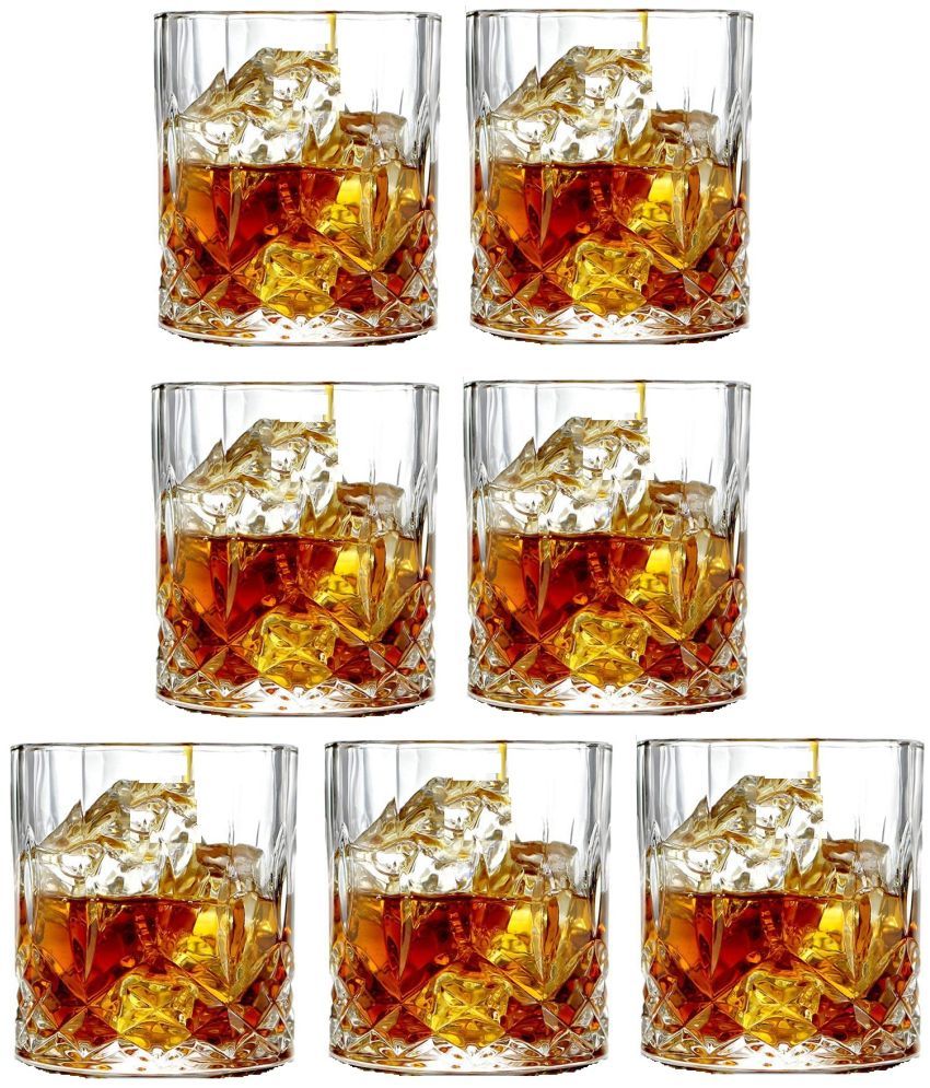     			Somil Whisky  Glasses Set,  200 ML - (Pack Of 7)