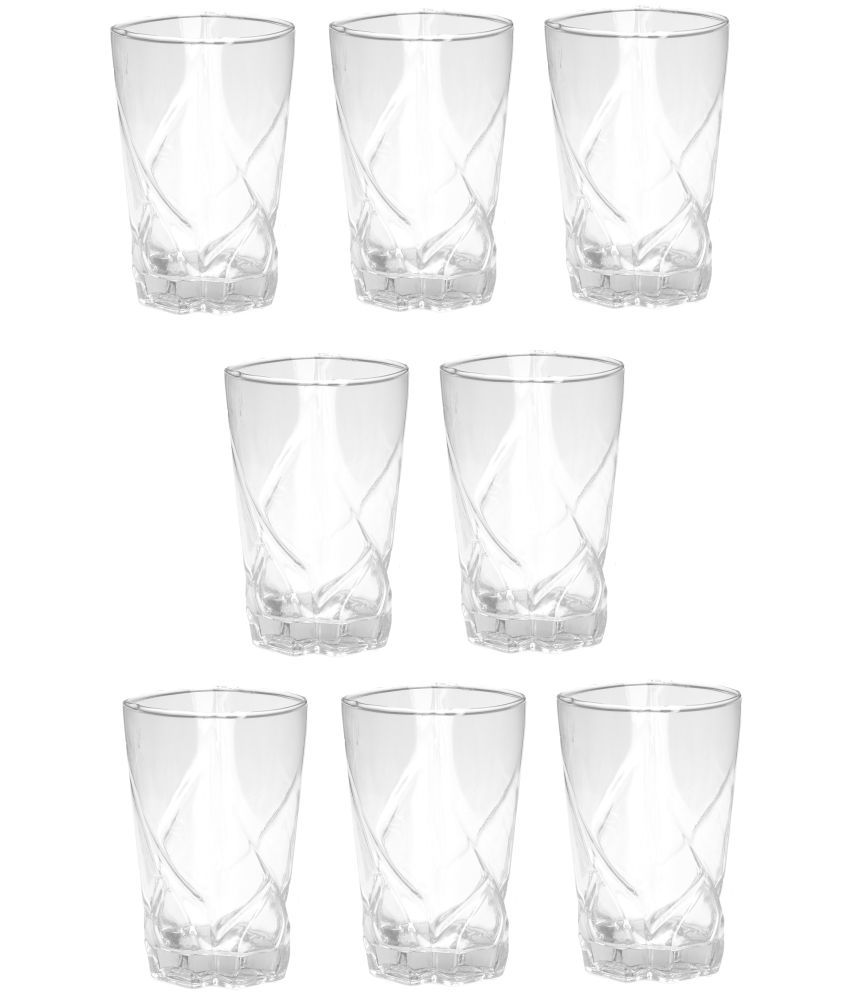     			Somil Water/Juice  Glasses Set,  280 ML - (Pack Of 8)