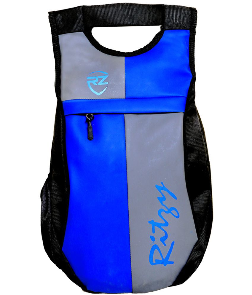     			Ritzy 25 Ltrs Blue Polyester College Bag
