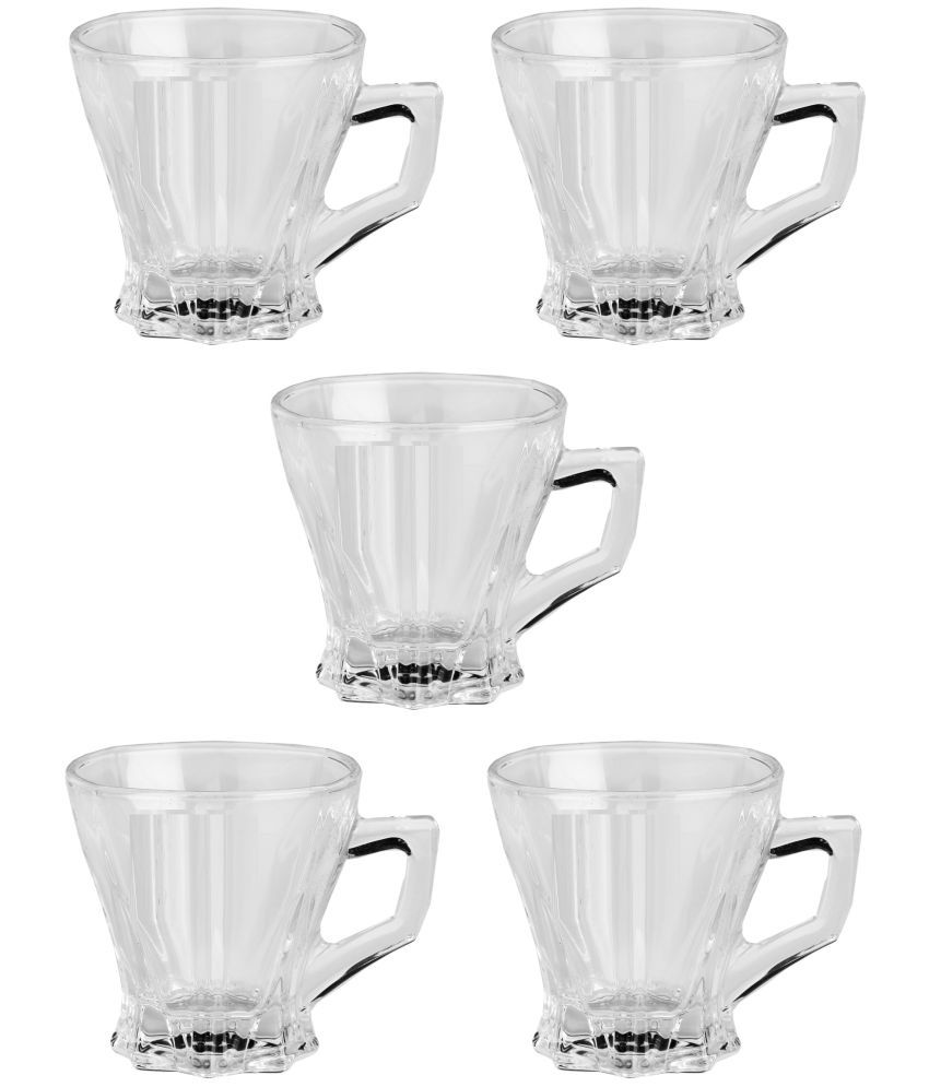     			AFAST Glass Serving Coffee And Double Walled Tea Cup 5 Pcs 100 ml