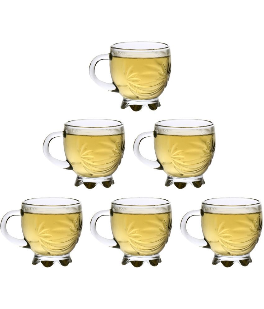     			AFAST Glass Serving Coffee And Double Walled Tea Cup 6 Pcs 180 ml