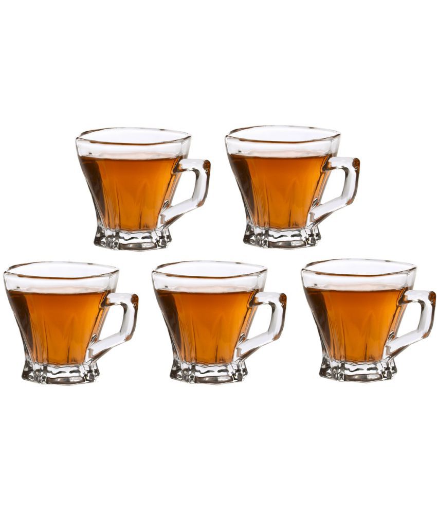     			AFAST Glass Serving Coffee And Double Walled Tea Cup 5 Pcs 100 ml