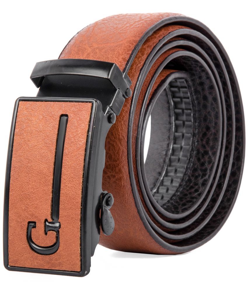     			Loopa Tan PU Formal Belt Pack of 1