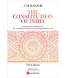 The Constitution Of India -17Th Edition Paperback by P.M. Bakshi