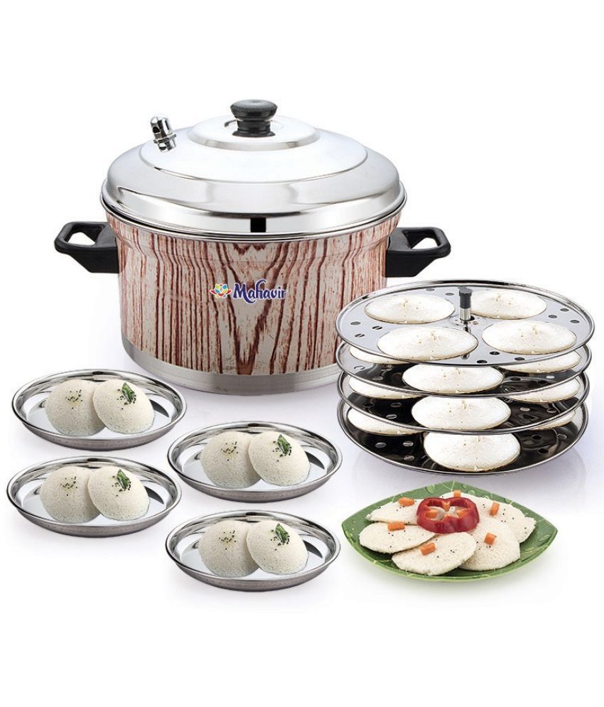 Mahavir IDLI MAKER 16idlies Stainless Steel Idli Cooker mL Buy Online