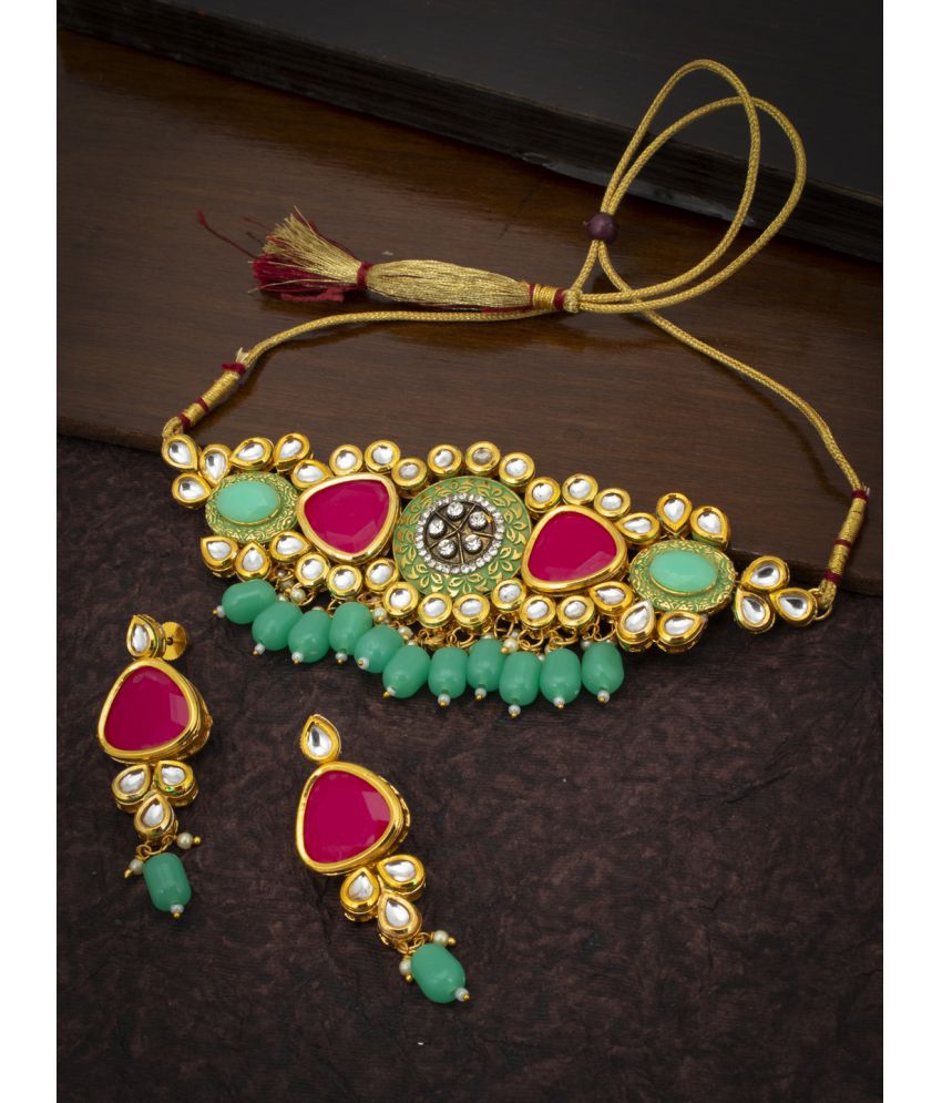     			Sukkhi Alloy Multi Color Traditional Necklaces Set Choker