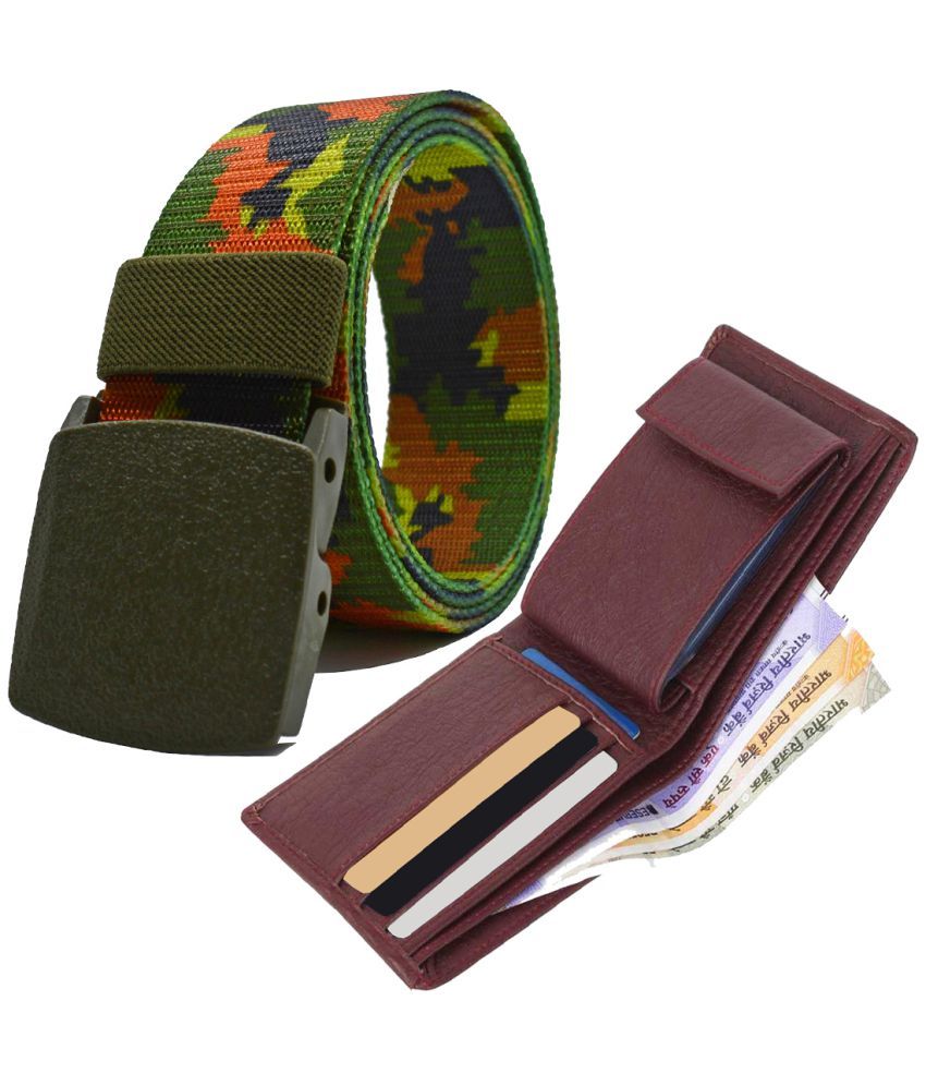     			Loopa Multi Nylon Belts Wallets Set Belt