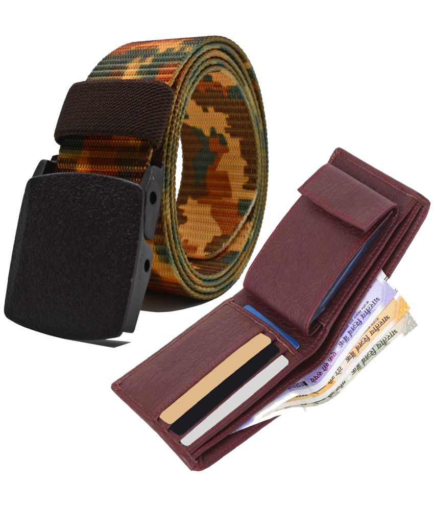     			Loopa Multi Nylon Belts Wallets Set Belt