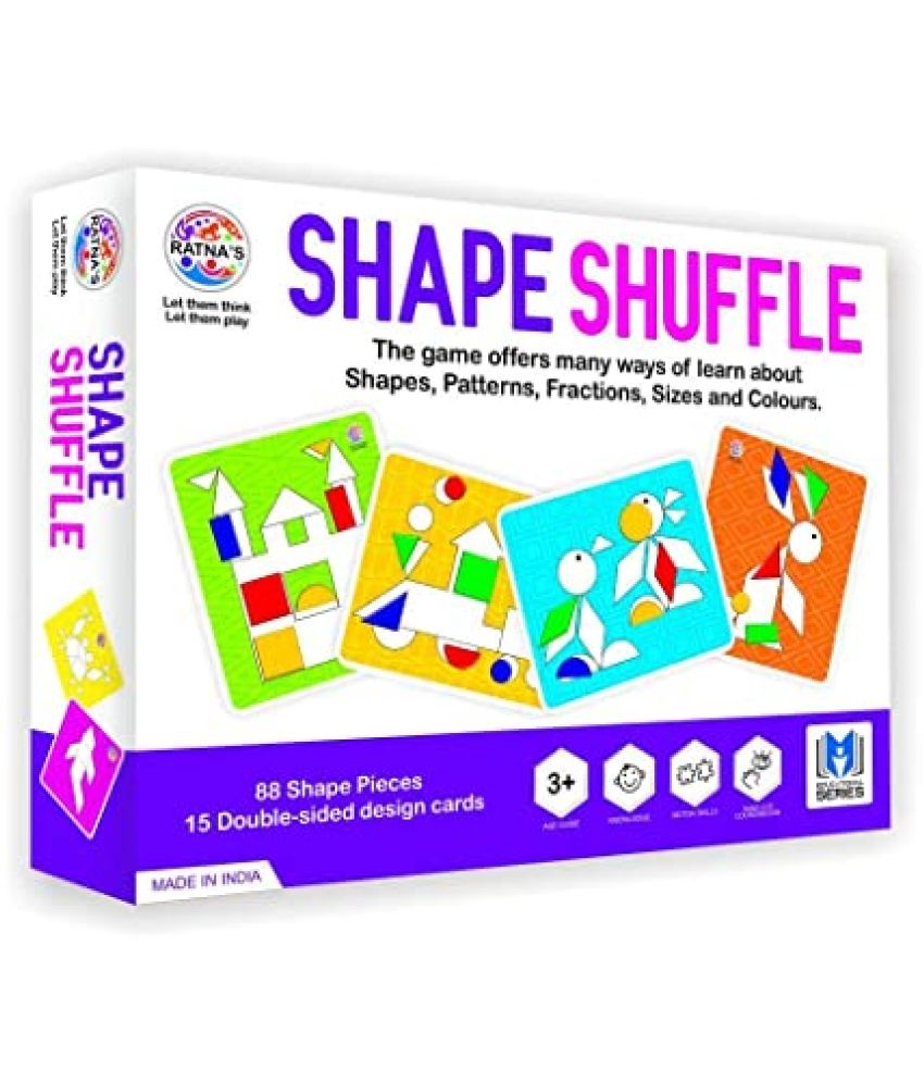 RATNA'S Educational Shape Shuffle STEM Toy to Learn Different Shapes ...