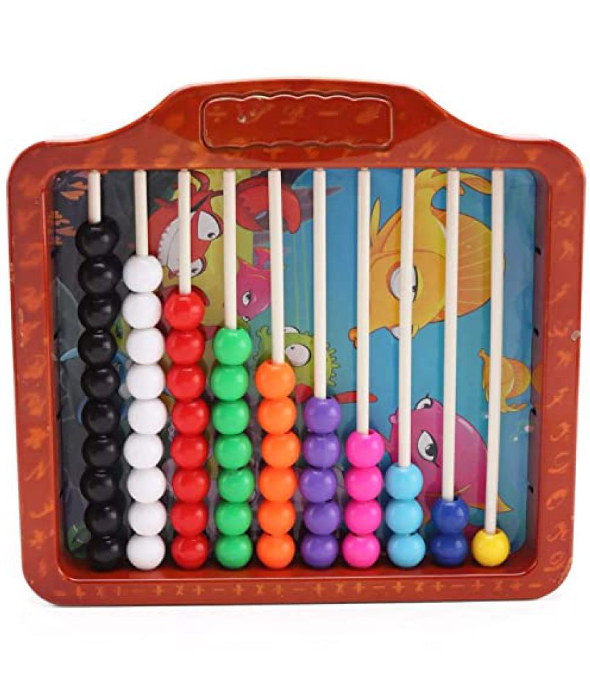     			Ratna's Educational 2 in 1 Learn to Count Slate for Kids to Learn Counting, Writing and Start Their Preschool Learning Early at Home (Assorted Colours)