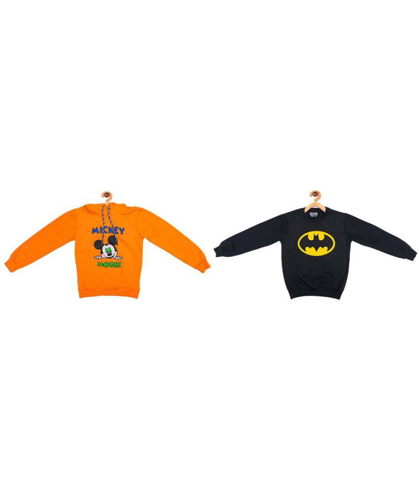     			Zilvee Winter Wear Casual Polycotton Kids Sweatshirts Combo Set