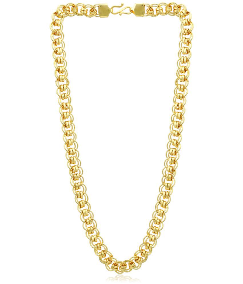     			Sukkhi Glorious Gold Plated Curb Chain for Men