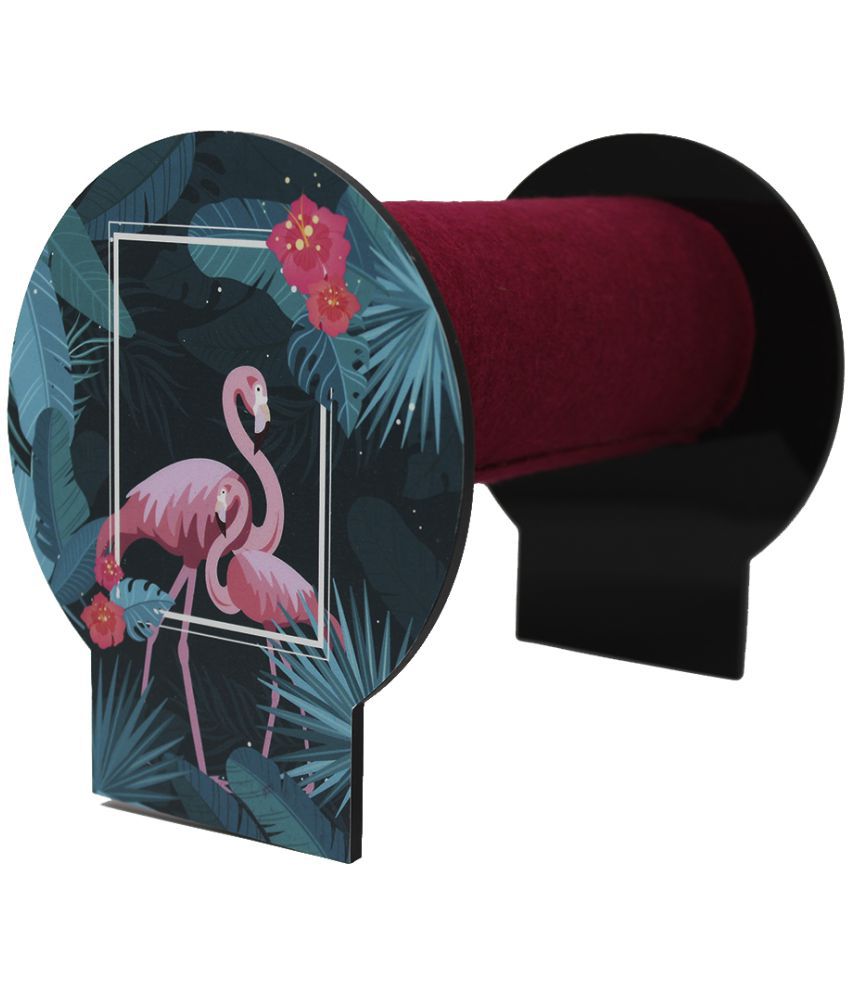     			The Rosette Imprint Acrylic Hairband Organizer/Stand for Girls/Kids - Flamingo Design