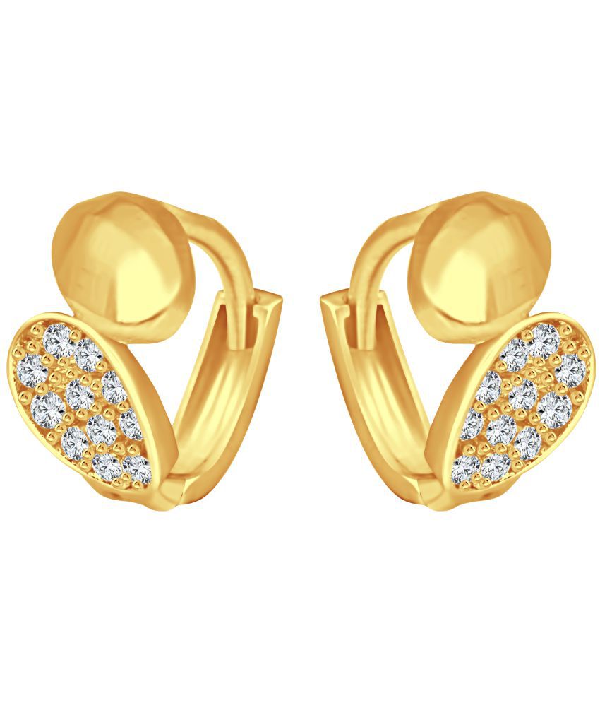    			Alloy Gold Plated Bali Hoop Earring Dangle Earring Earring for Women and Girls
