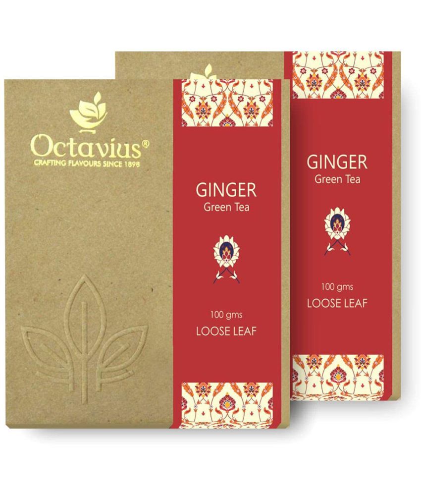     			Octavius Green Tea Loose Leaf 100 gm Pack of 2