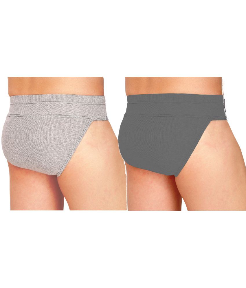     			SportSoul Cotton Gym & Athletic Supporter ( 2 Piece) Colour: Dark Grey & Grey I Size: M