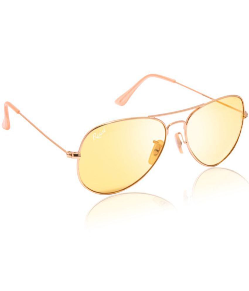     			RESIST EYEWEAR - Yellow Pilot Sunglasses Pack of 1