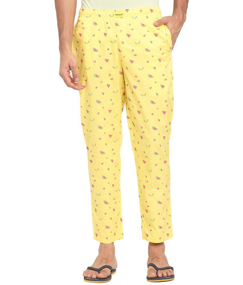Bewakoof Yellow Pyjamas Single Pack