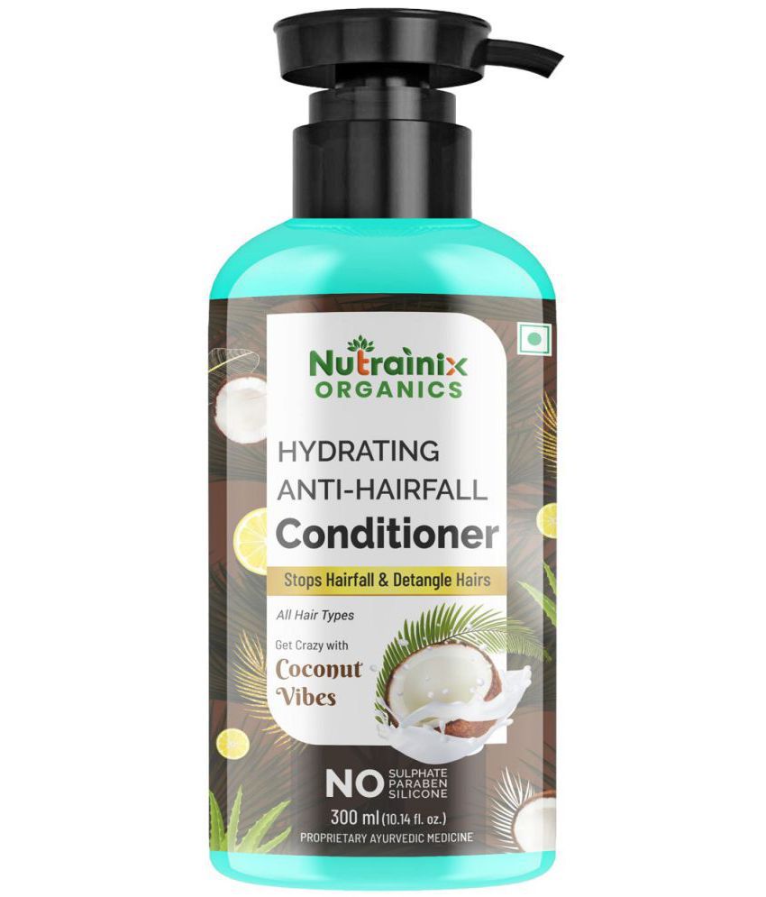     			Nutrainix Organics Anti Hair Fall Conditioner with Coconut Vibes Leave In Conditioner 300 g